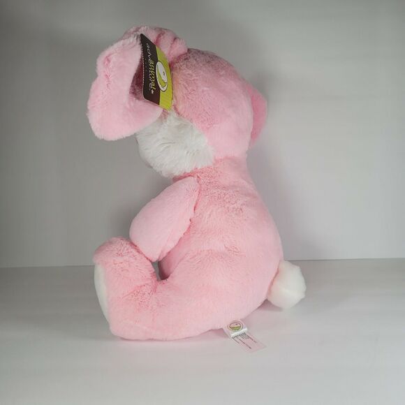 Pink Rabbit Plush Bunny with Butterfly Soft Stuffed Animal w/Tag Appx 13" Easter - Picture 6 of 10